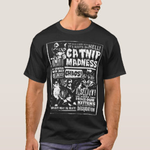 Catnip Madness Cute Kitten Cat Lover Gift For Cat  T-Shirt