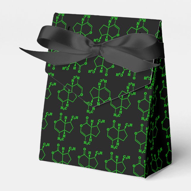 Catnip Nepetalactone Molecular Chemical Formula Favor Box (Front Side)