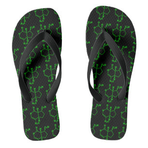 Catnip Nepetalactone Molecular Chemical Formula Flip Flops