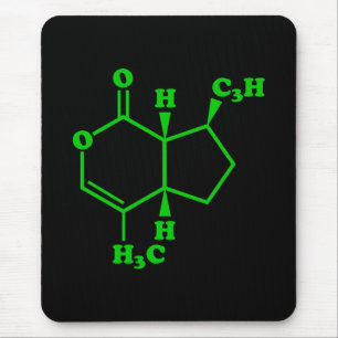 Catnip Nepetalactone Molecular Chemical Formula Mouse Pad