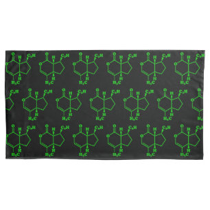 Catnip Nepetalactone Molecular Chemical Formula Pillowcase