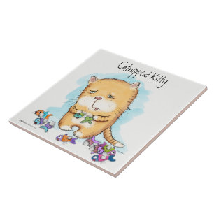 Catnipped Kitty Tile