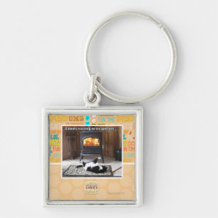 Catnuts roasting keychain