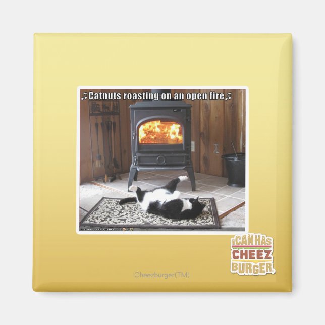 Catnuts roasting magnet (Front)