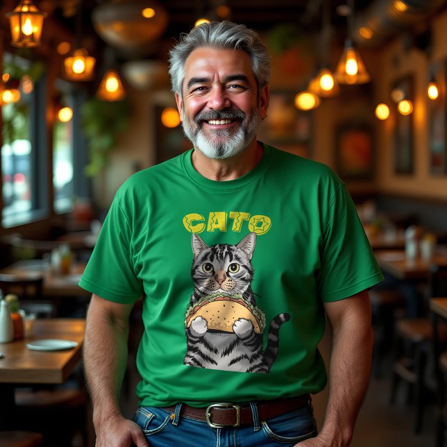 CATO Cat Taco Graphic  T-Shirt (CATO Cat Taco Graphic T-Shirt – Funny Cat Lover Tee)