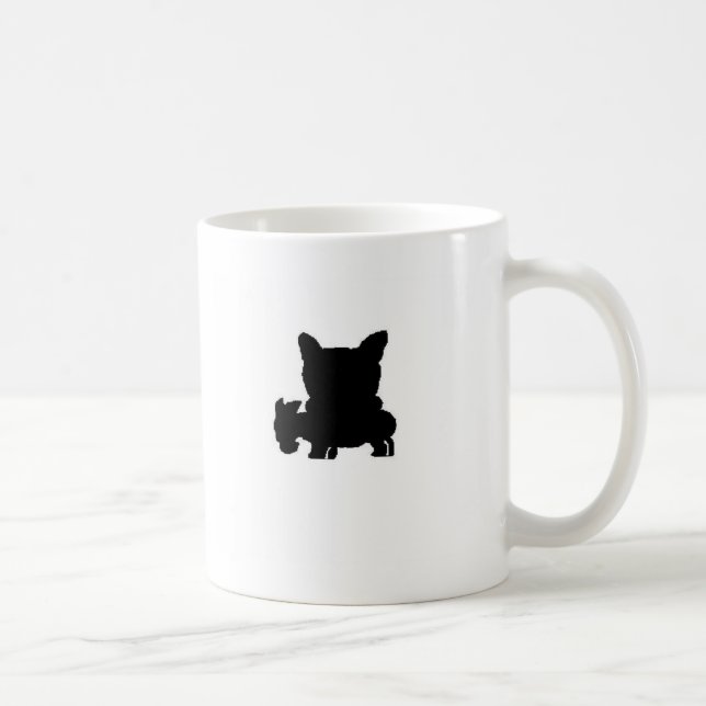 Catonkey Shelf Coffee Mug (Right)