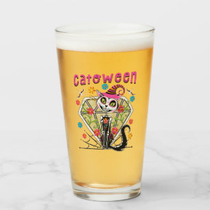 Catoween Halloween Glass