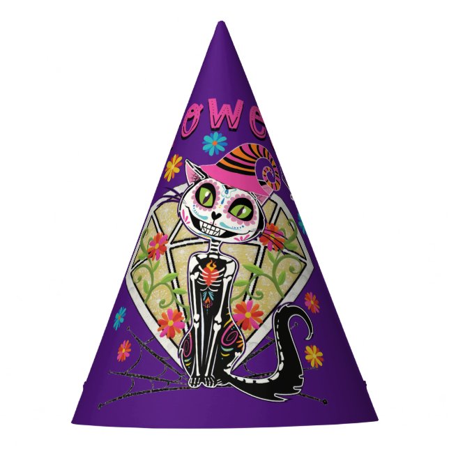Catoween Halloween Party Hat (Front)