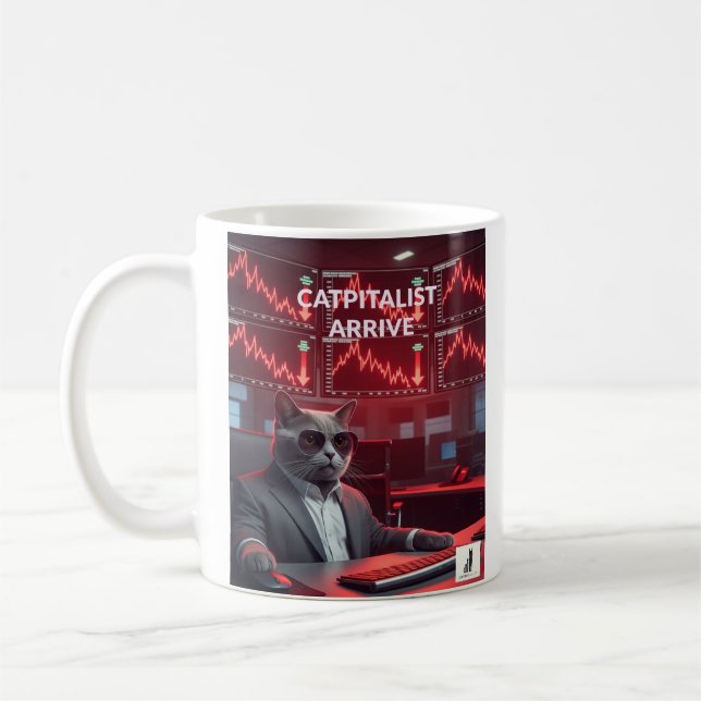 Catpitalist : Market Crash Comedy - Mug Finance (Left)