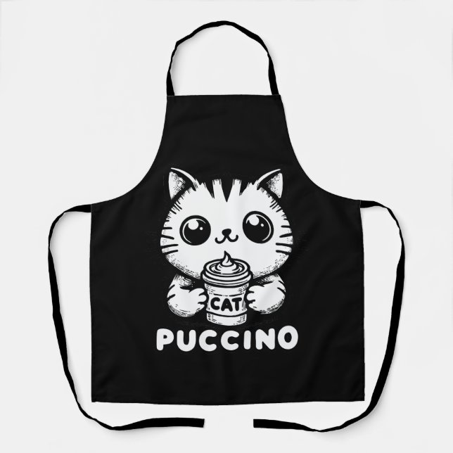 Catpuccino 1 apron (Front)