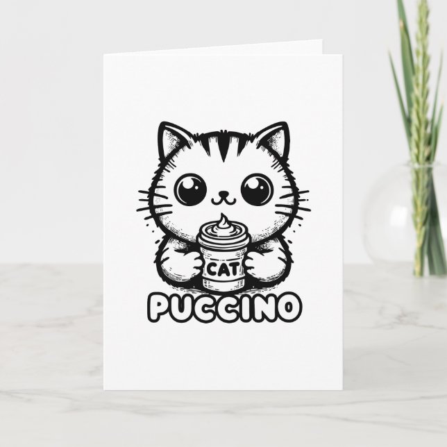 Catpuccino 1 thank you card (Front)