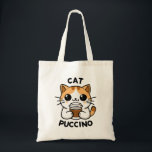 Catpuccino 2 tote bag<br><div class="desc">Catpuccino - Cats and coffee,  what else?</div>