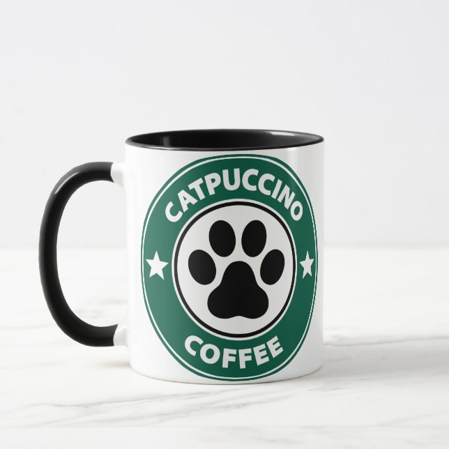 Catpuccino Coffee Mug (Gauche)