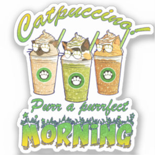 Catpuccino – Purr a Purrfect Morning   Cute Cat