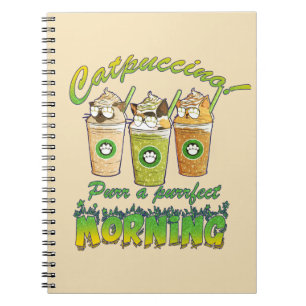 Catpuccino – Purr a Purrfect Morning Cute Cat Notebook
