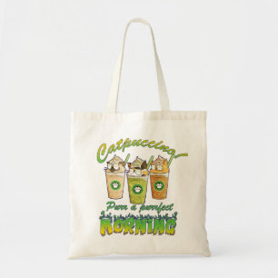 Catpuccino, Purr a Purrfect Morning Tote Bag