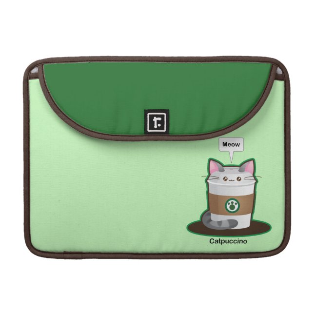 Catpuccino Sleeve For MacBook Pro (Front Closed)