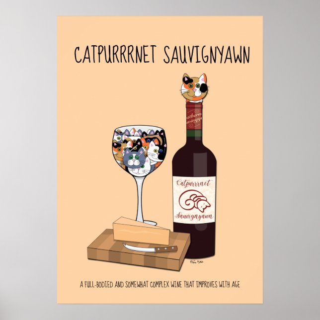 Catpurrrnet Sauvigyawn Poster (Front)