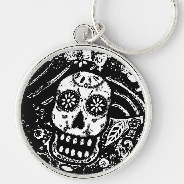CATRINA DIA DE LOS MUERTOS KEYCHAIN (Front)