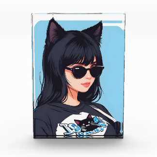 Catrina Halloween Anime Cat Girl Fantasy Photo Block