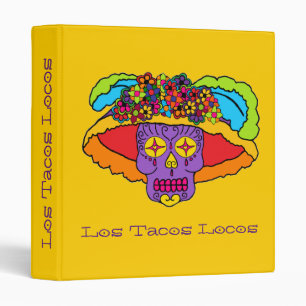 Catrina Sugar Skull Binder