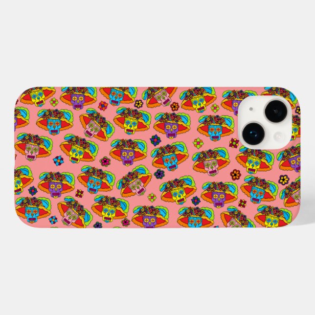 Catrina Sugar Skull Case-Mate iPhone Case (Back (Horizontal))