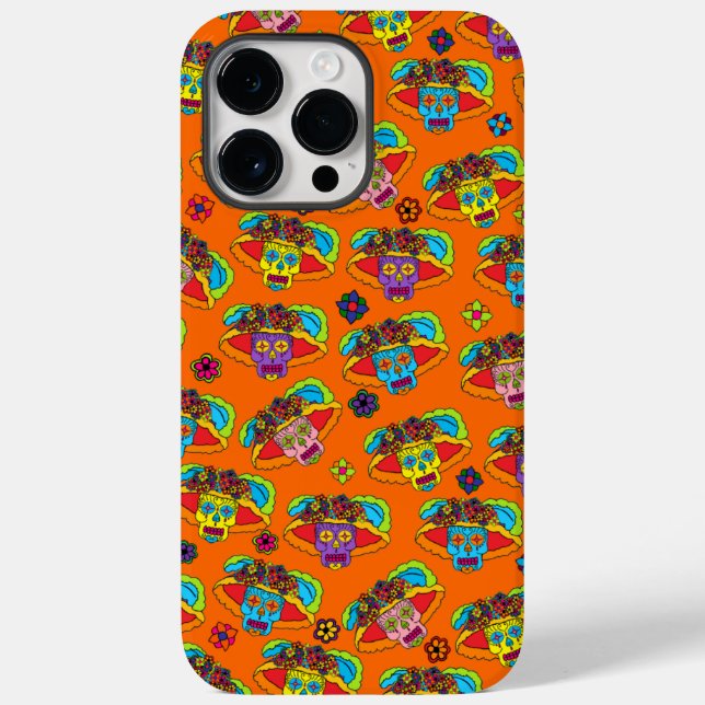 Catrina Sugar Skull Case-Mate iPhone Case (Back)