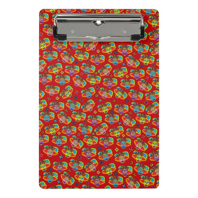 Catrina Sugar Skull Mini Clipboard (Front)