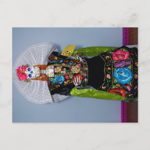 Catrina Tehuana  Holiday Postcard