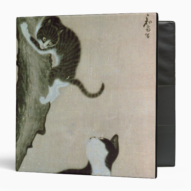 Cats, 17th century (ink on silk) binder (Front/Inside)