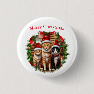 Cats 1 inch round button