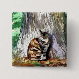 CATS 2 INCH SQUARE BUTTON