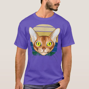 Cats 365 Abyssinian Cat Retro T-Shirt