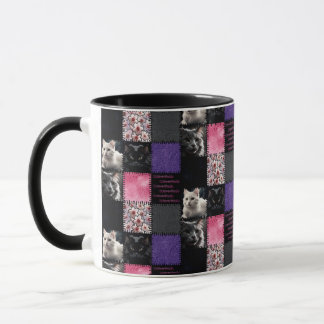 Cats-a-Tonic Patchwork Cat Mug