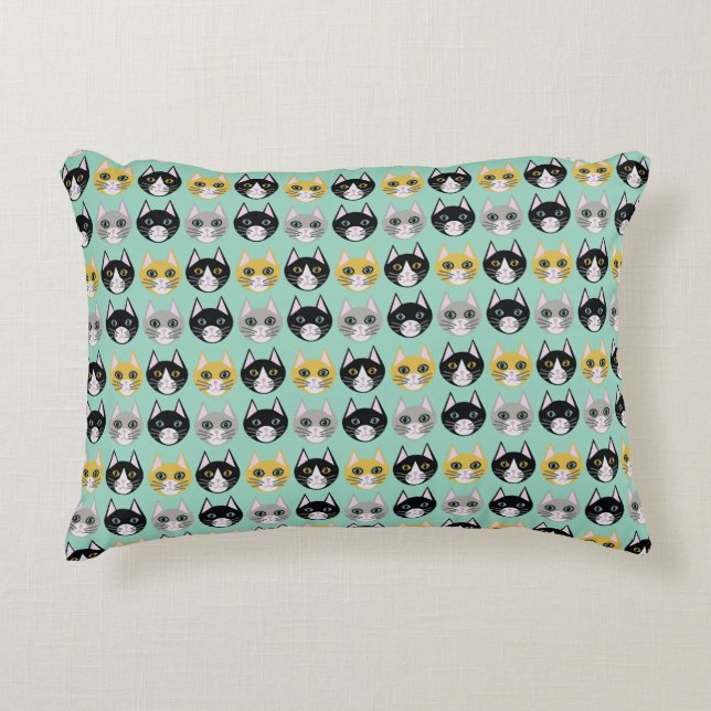 Cats Accent Pillow (Front)