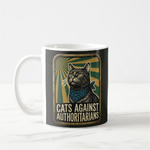 Cats Against Authority Protest Coffee Mug