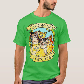 Cats Against Cat Calls V T-Shirt