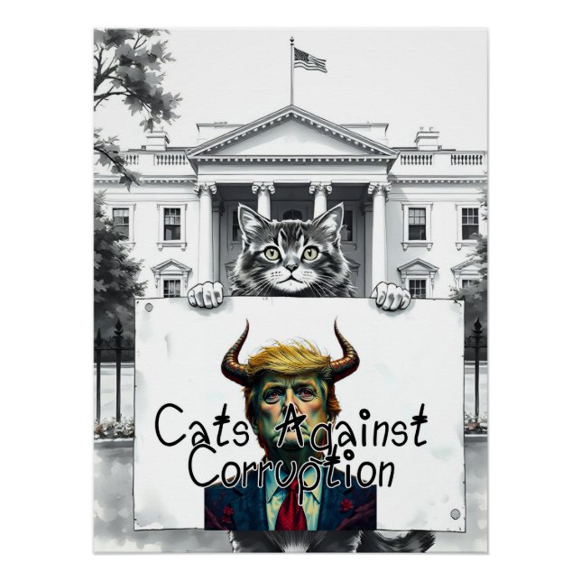 Cats Against Corruption  Poster (Front)