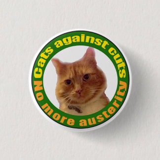 Cats Against Cuts 1 Inch Round Button