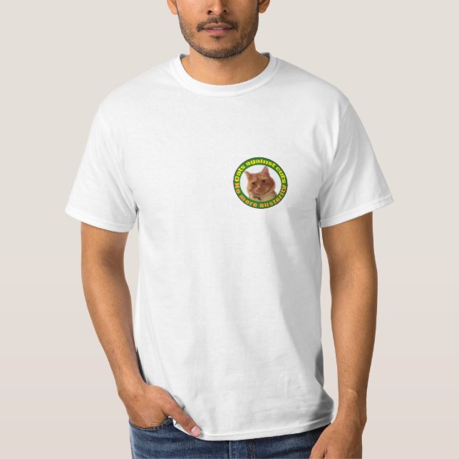 Cats Against Cuts T-Shirt (Front)