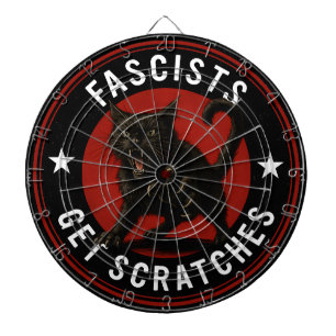 Cats Against Fascists Dartboard