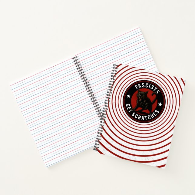 Cats Against Fascists Notebook (Inside)