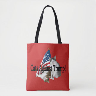 "Cats Against Trump" Tote