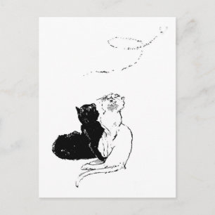 Cats, Alexandre Steinlen Postcard