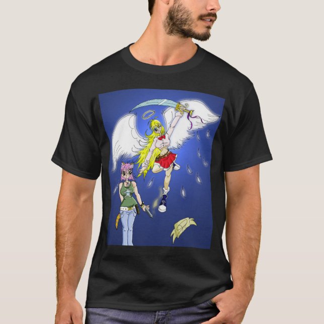 Cats and Birds T-Shirt (Front)