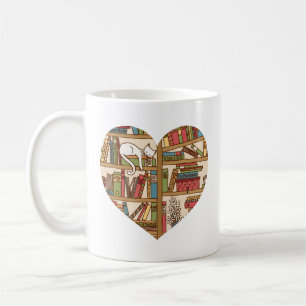 Cats and Books Mug