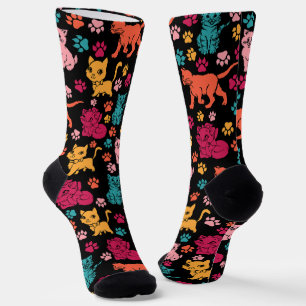 CATS AND CAT PAWNS. SOCKS