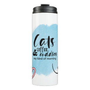Cats and Coffee Cat Mom Pet Parent Tumbler