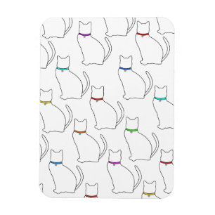 Cats and Collars Custom Magnet