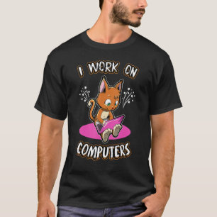 Cats And Computers Halloween Kitty For Pet T-Shirt